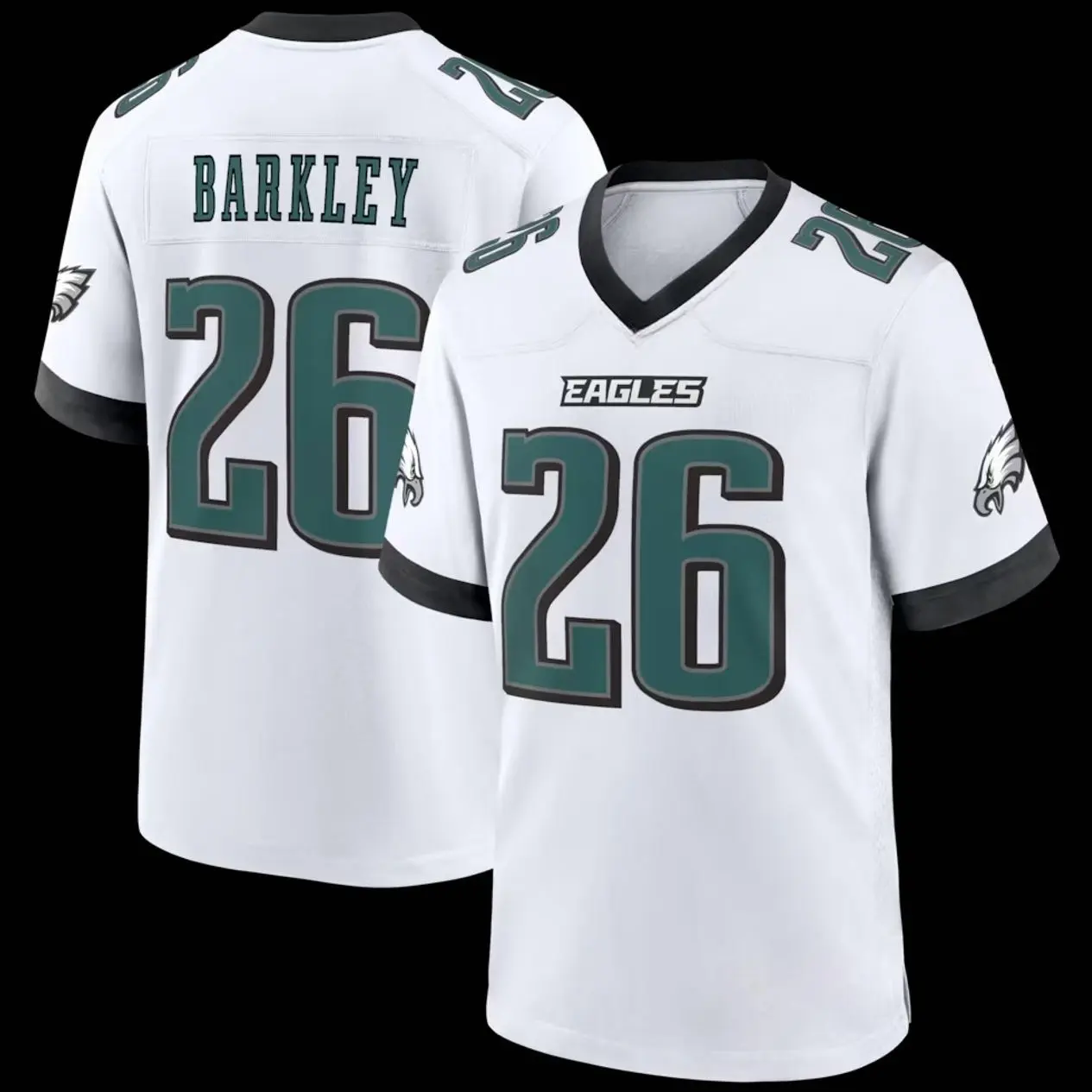 Unisex Football inspired by Barkley 26 Philadelphia  Game Jersey - White