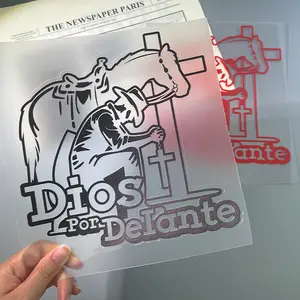 1PC  May God Lead Spanish Motorcycle Sticker Is Waterproof, Durable, High-quality, Suitable for Motorcycle Side Panels, Locomotive Cars, Triangular Windows, Colorful Laser Creative Body Modification Sticker, The Best Gift for Easter