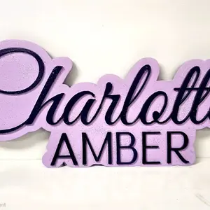 Personalized name sign