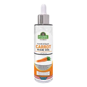Carrot Hair Oil - Lightweight Daily Haircare Treatment for Dry Hair, Nourishing, Strengthening, Smoothing, Adding Soft Shine, with Nourish Repair Volumize, Multi-Effects, Gloss, Healthy, Vitamin Scalp Care Benefits