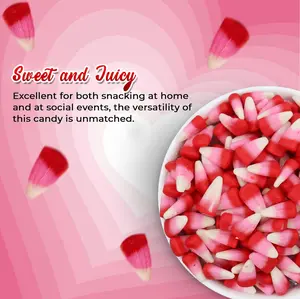 NY Spice Shop Valentine Candy Corn -  Corn Shape Jelly Traditional Candies Snack Bonbon