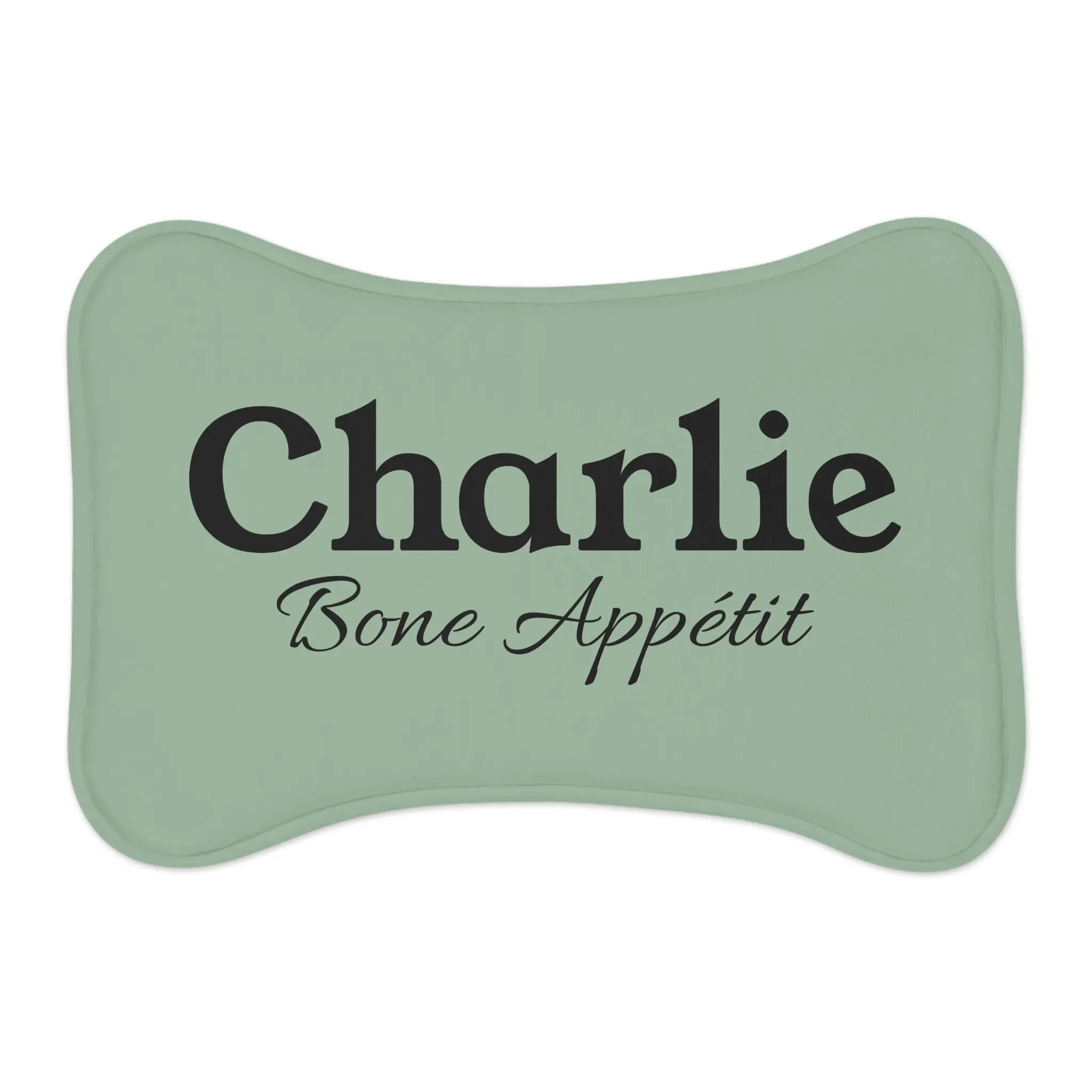 Personalized Pet Feeding Mat Custom Name Waterproof Cat Dog Placemat