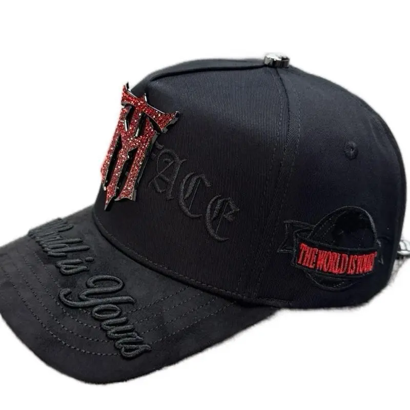 TM Scarface World is Yours Hat La Office - Iconic Film Inspired Accessory with "World is Yours" Tagline for Movie Fans