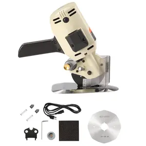 VEVOR Fabric Cutter, 170W Electric Rotary Fabric Cutting Machine, 1 Cutting Thickness, Octagonal Knife, with Replacement Blade and Sharpening Stones, for Multi-Layer Cloth Fabric LeatherVEVOR Super Brand Day