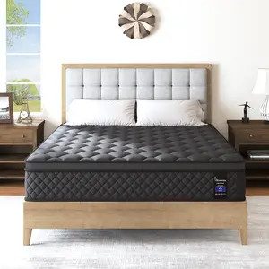 Viscountess 10"12"14" Twin Full Queen King Size Mattress in a Box Hybrid Spring Gel Memory Foam