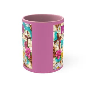 Pray About It Accent Coffee Mug, 11oz