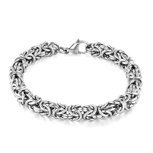 Unisex Titanium Steel Chainmail Weave Bracelet | Edgy Statement Hand Jewelry