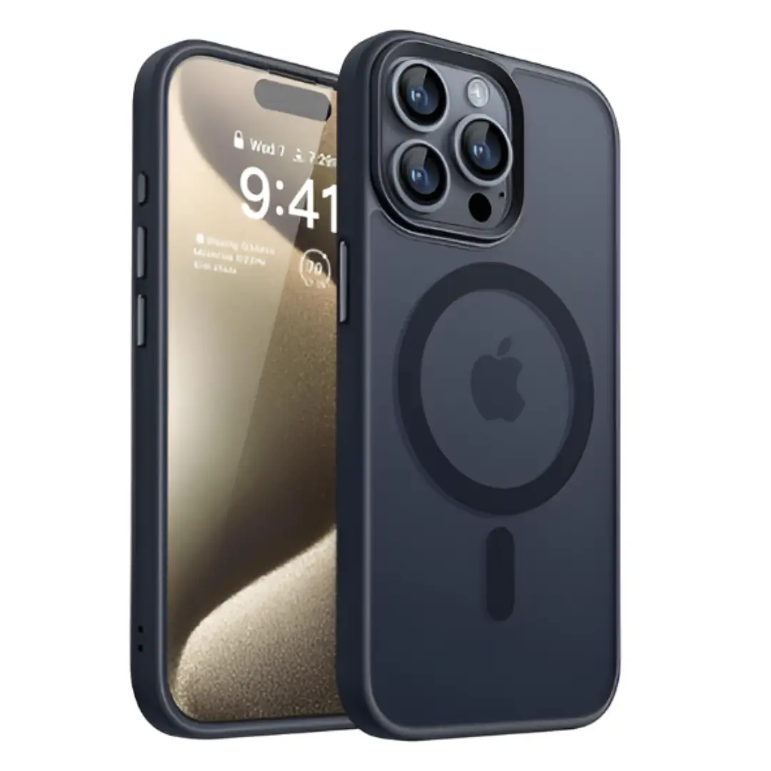 Entronix Case for iPhone 17/16/15/14/13/12/11, Air/Plus/Pro Max - Translucent Matte Cover, [Magnetic] Smartphone Accessories Protective