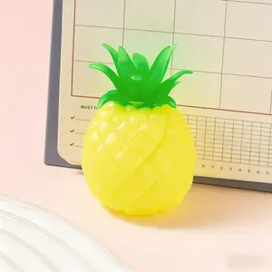Water Pineapple Style Squeeze Toys, Decompression Squeeze, Simulated Food, Suitable for Party Gifts, Classroom Rewards, Kids Games, Holiday Gift Bag Fillers, Halloween, Christmas, Thanksgiving