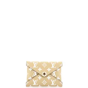 Pre-owned Louis Vuitton Canvas Coated Small Leather Goods Kirigami Pochette Limited Edition Colored Monogram Giant MM by Rebag