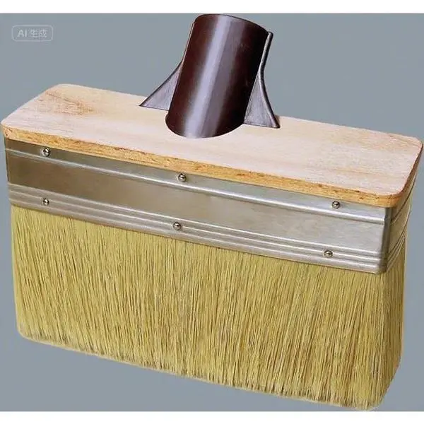 7-Inch Versatile Heavy Duty Deck Paint Applicator Brush - Deck Staining Back-Saving Tool with Extension Threads, Even Stain Distribution for Wood Sealers, Exterior Use Garden Building, Durable Easy-Clean Reusable Design