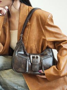 women's y2k vintage shoulder clutch bag, trendy retro crossbody bag & shoulder bag, fashionable shoulder clutch for daily use