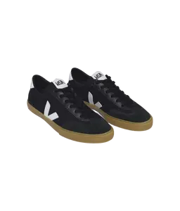 VEJA VOLLEY CANVAS BLACK WHITE NATURAL