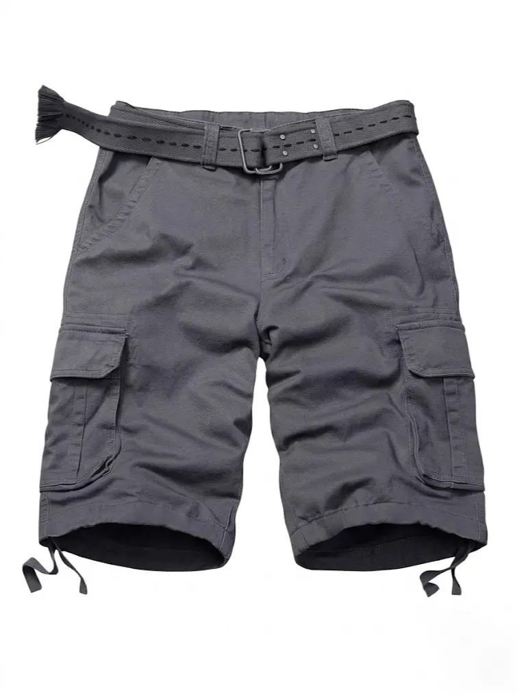 TRGPSG Mens Cargo Shorts Relaxed Fit Camo Casual Shorts Multi-Pocket Work Shorts with Pockets 11" Inseam(No Belt)