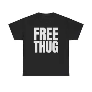 Free Thug Tee - Bold Unisex Shirt, Statement Graphic Design, Perfect for Streetwear Fans and Unique Statement Style Enthusiasts