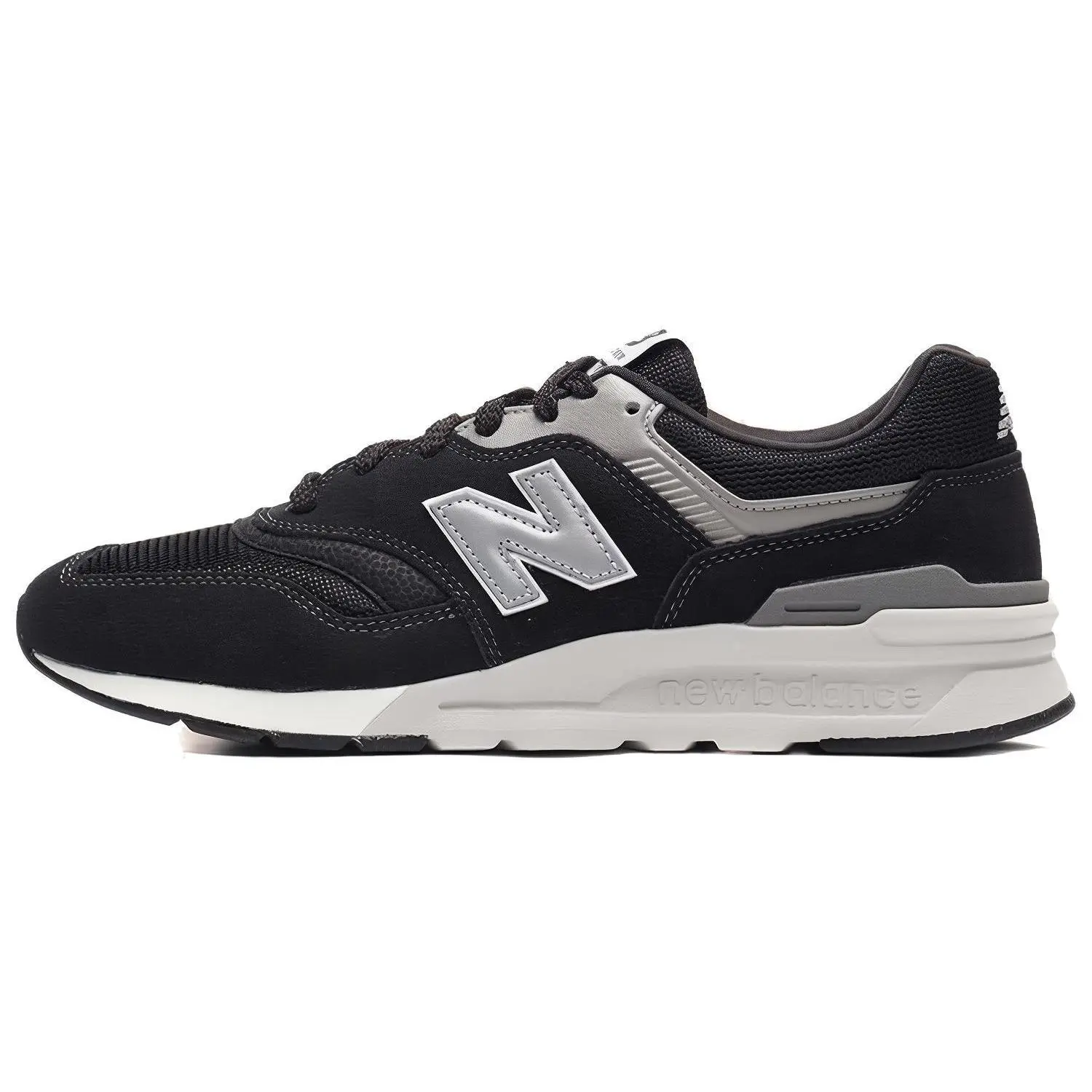 New Balance 997 Black Grey' Cushioned Durable Low Top Commuter Running Shoes Unisex CM997HCC
