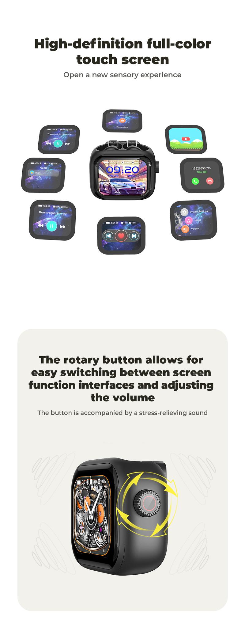 HTC NE40 Wireless Earphones Bluetooth 6.0, LED Display High Fidelity, for Gaming, Office, Sports, Music & Phone Calls TWS Earbuds , IPX5 Waterproof Earphones, Built-in Microphone In Ear Earphones