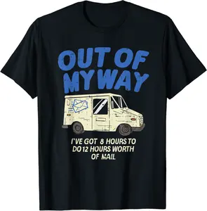 Delivery Driver Clothing Joke Gifts Delivery Truck Design T-Shirt - Alizejaqua Shop 27B07SSZHW8J