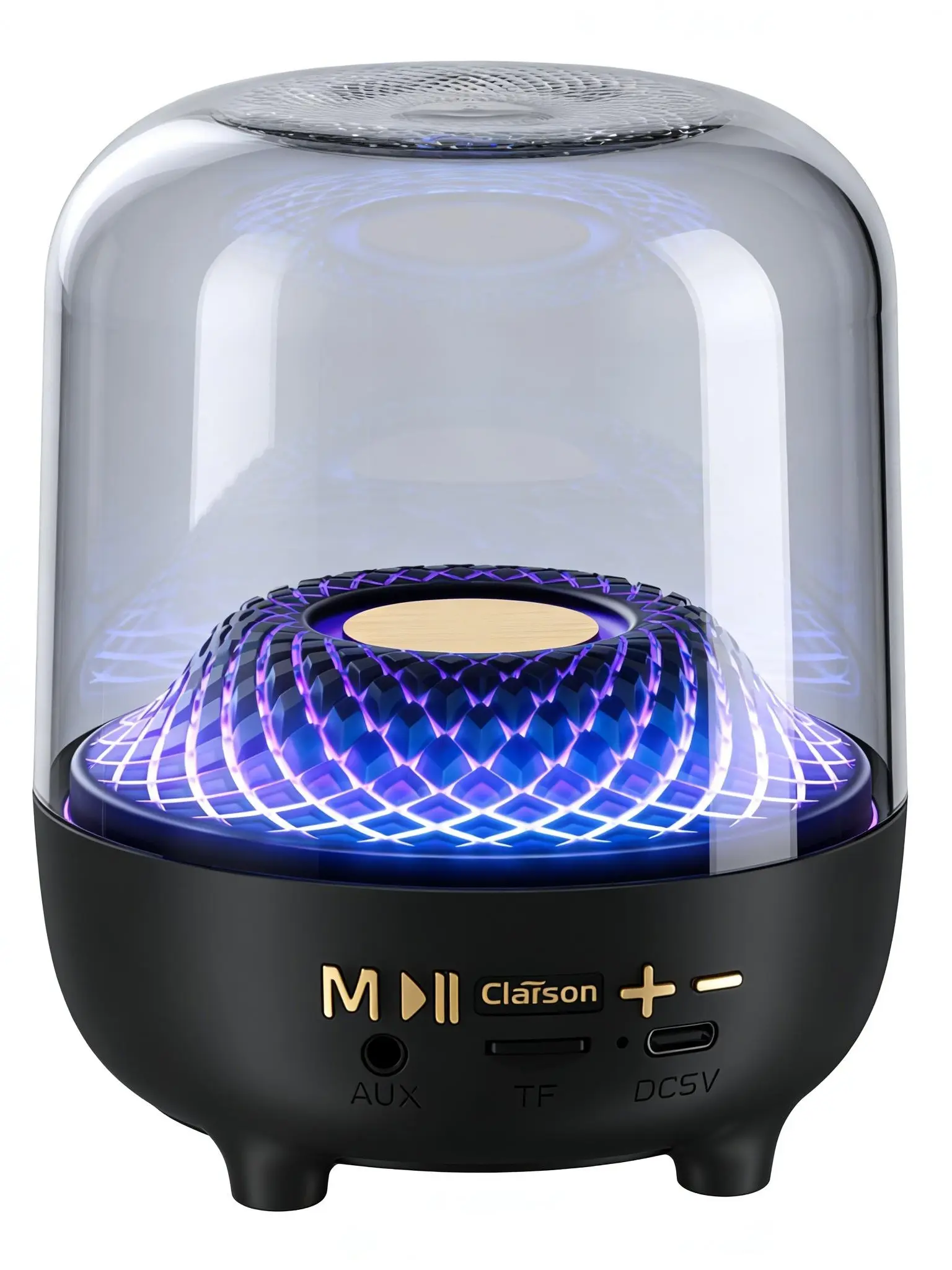 Aurestudia Sixth Generation Bluetooth Stereo Speakers with LED Light Premium Bass TWS Dual Technology for Mobile Phones Home Theaters Audio Sound Box Machine