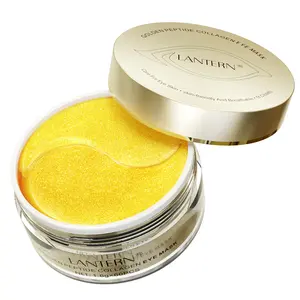 Vital Luxury Golden Peptide Collagen Eye Mask 60 Pcs Hydrating Soothing Anti Aging Skincare Infused with Natural Plant Extracts for Puffy Eyes Dark Circles & Bags fill  and  fix  under  eye  cream Collagen Hydrogel Anti-Wrinkle Eye Patches