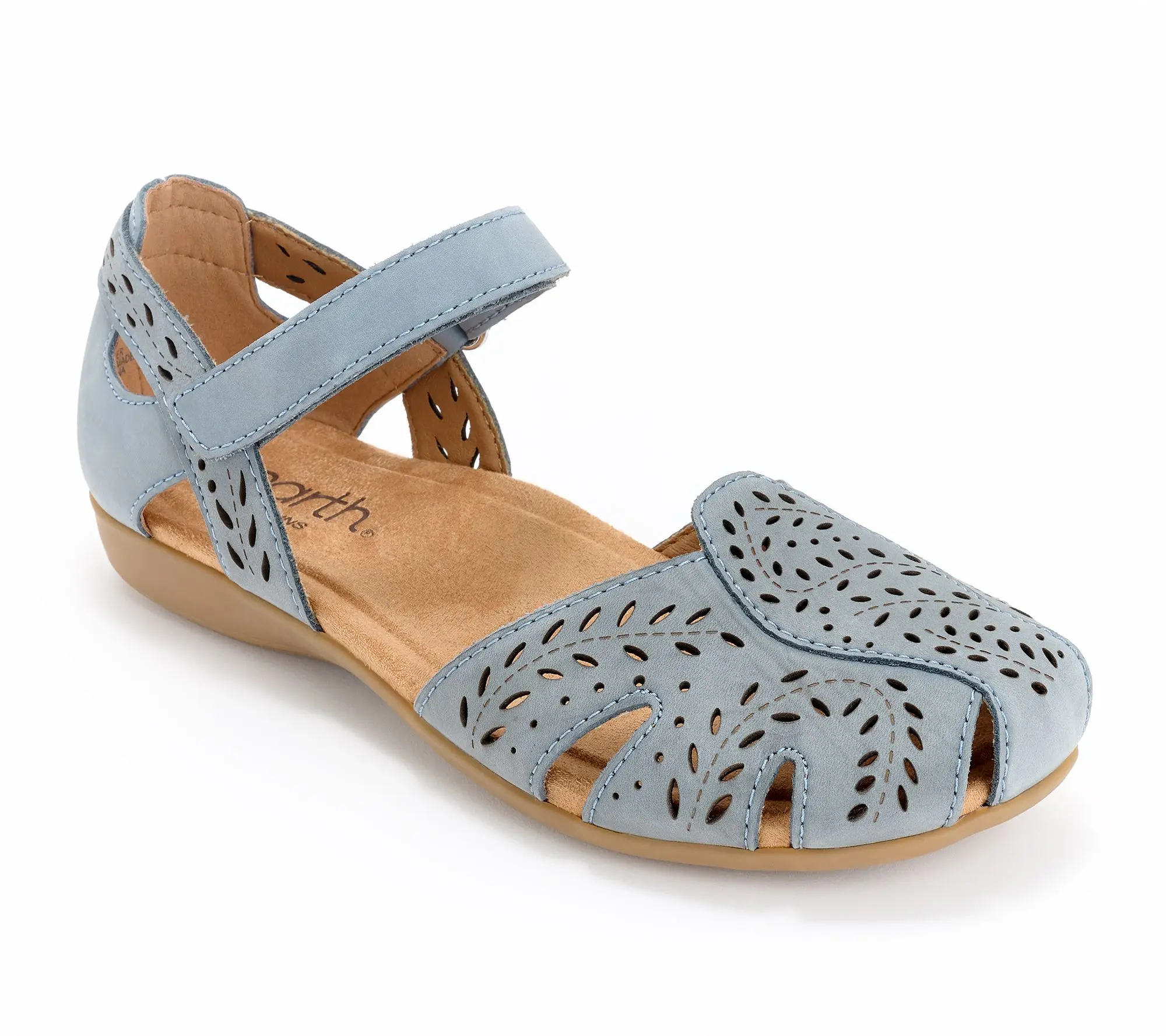 Earth Leather Adjustable Perforated Fisherman Sandals - Braly Earth Leather Adjustable Perforated Fisherman Sandals - Braly