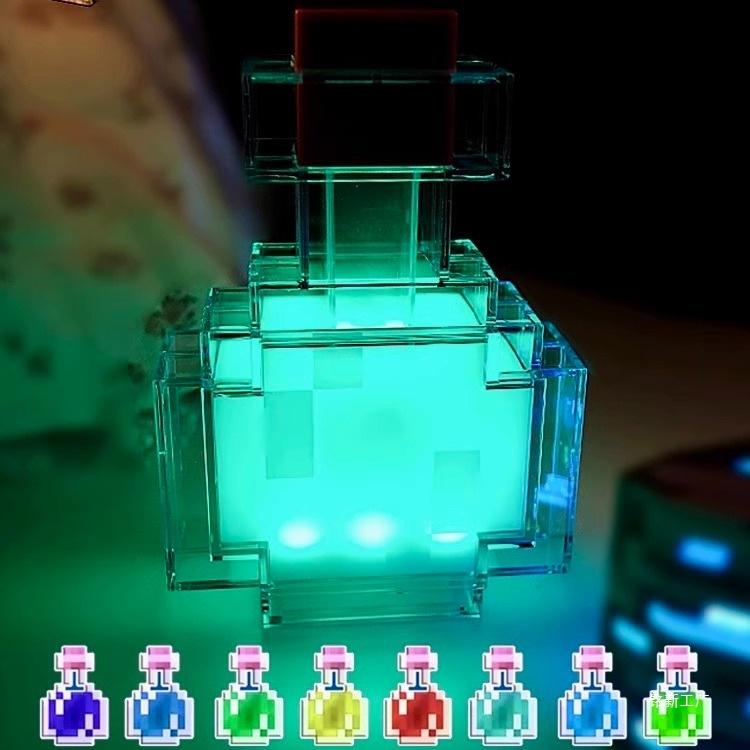 Potion Bottle Light Color Changing LED Table Lamp Mood Light for Bedroom, Desk, Living Room, Playroom Home Decor Video G