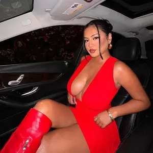 Red dress Maxi
