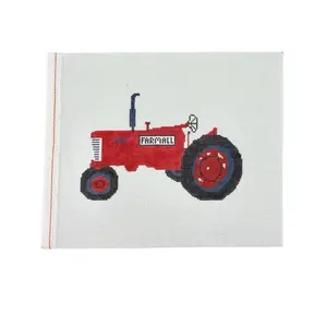 Farmall Red Tractor Needlepoint Canvas