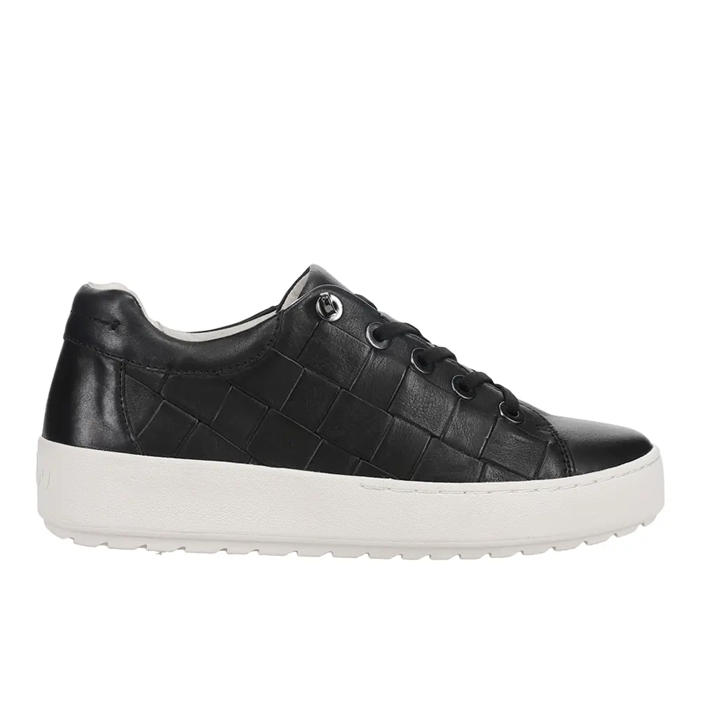Jambu Womens Chloe Lace Up Sneakers Shoes Casual - Black