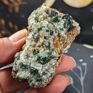 UK Green Fluorite with Sugary Yellow Fluorite Matrix