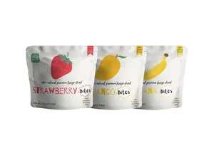 Snakklub Starter Variety Pack – Freeze-Dried Strawberry, Banana, and Mango, 100% Fruit Without Added Sugar/Additives/Preservatives Fruit Snack