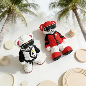 Kung Fu Panda 3D Animal Desktop Decoration, Creative Room Decor, Birthday Halloween Valentine Christmas Gift, Home Party Craft Statue