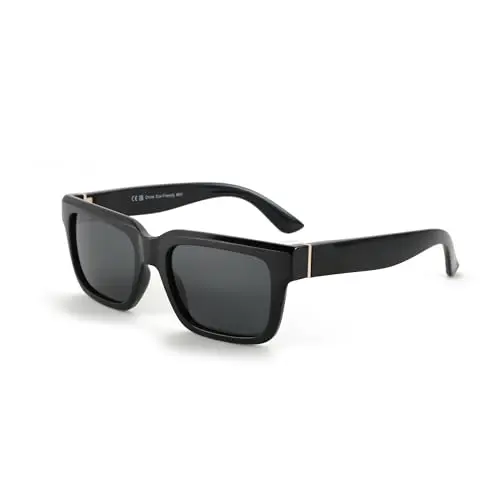 C01 Black Frame Black Lens
