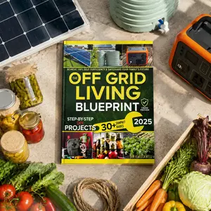 The Off-Grid Living Blueprint: Complete & Proven DIY Solutions to Achieve 100% Self-Sufficiency. Secure All Essential Resources, Fortify Your Home & Safeguard Your Family’s Future Through Any Crisis