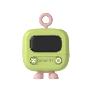Bluetooth 5.4 Mini TV Trendy Wireless Earbuds - Cute Design, Type C Charging Line, 4G Earbuds & Earbuds Container, Perfect Gift for Students & Kids