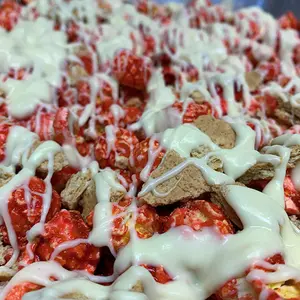 Large Gourmet Strawberry Cheesecake Popcorn Bag