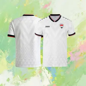 2025 Home and Away Whiteand Green Short-Sleeve Soccer Jerseys