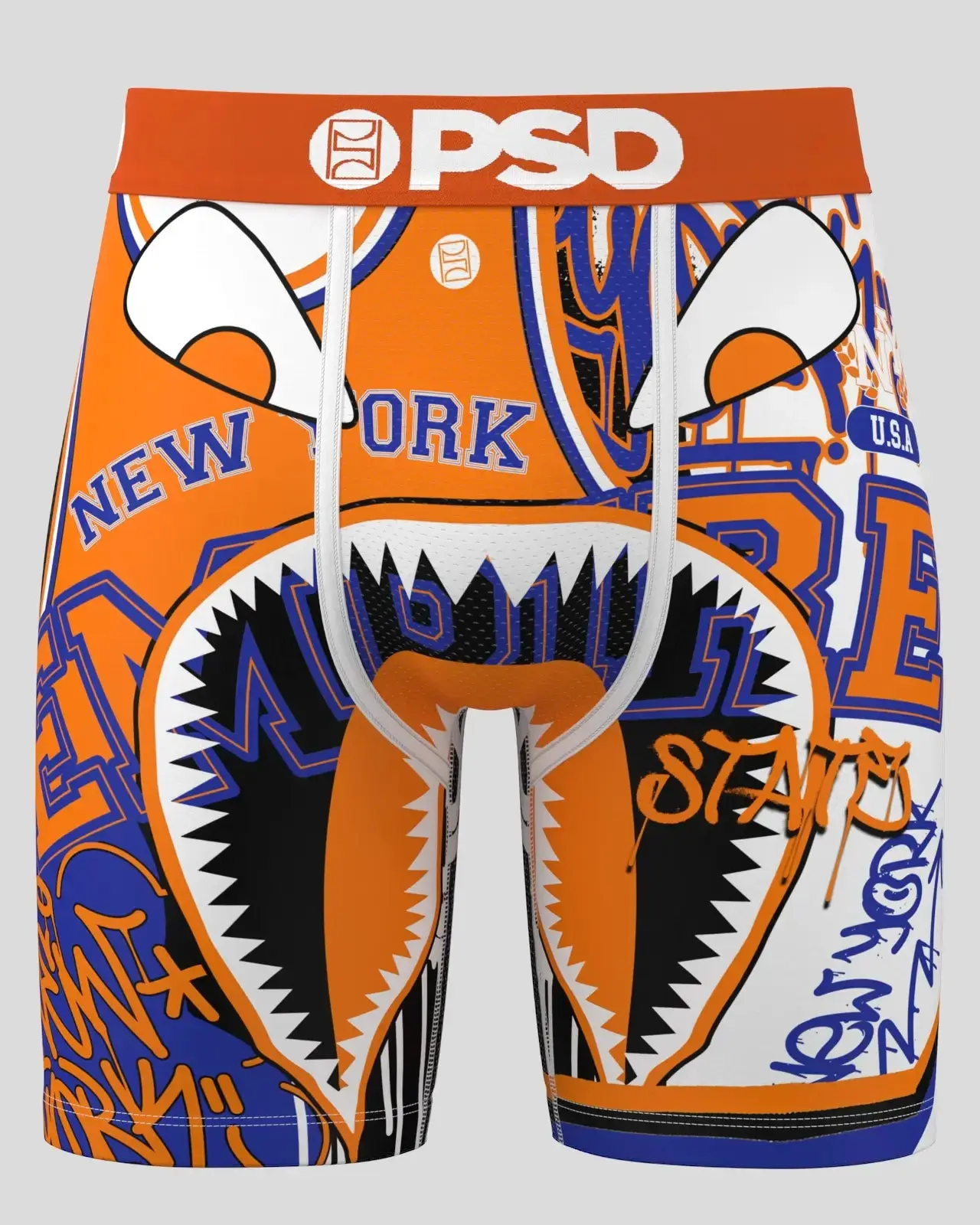 Menswear PSD 'WF New York' Polyester Boxers, Stretch Breathable Multi-Color Men's Underwear