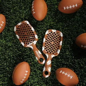UNbrush Mini Football, UNbrush Sports Collection, Hair Brush Detangler Mini Travel Size
