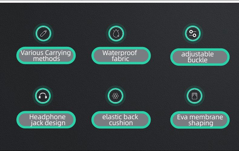 Men's or Women's Cycling Leg Bag Motorcycle Gear Waterproof Reflective Rider Bag Outdoor Sports Motorcycle Travel Crossbody Waist Bag for Hiking