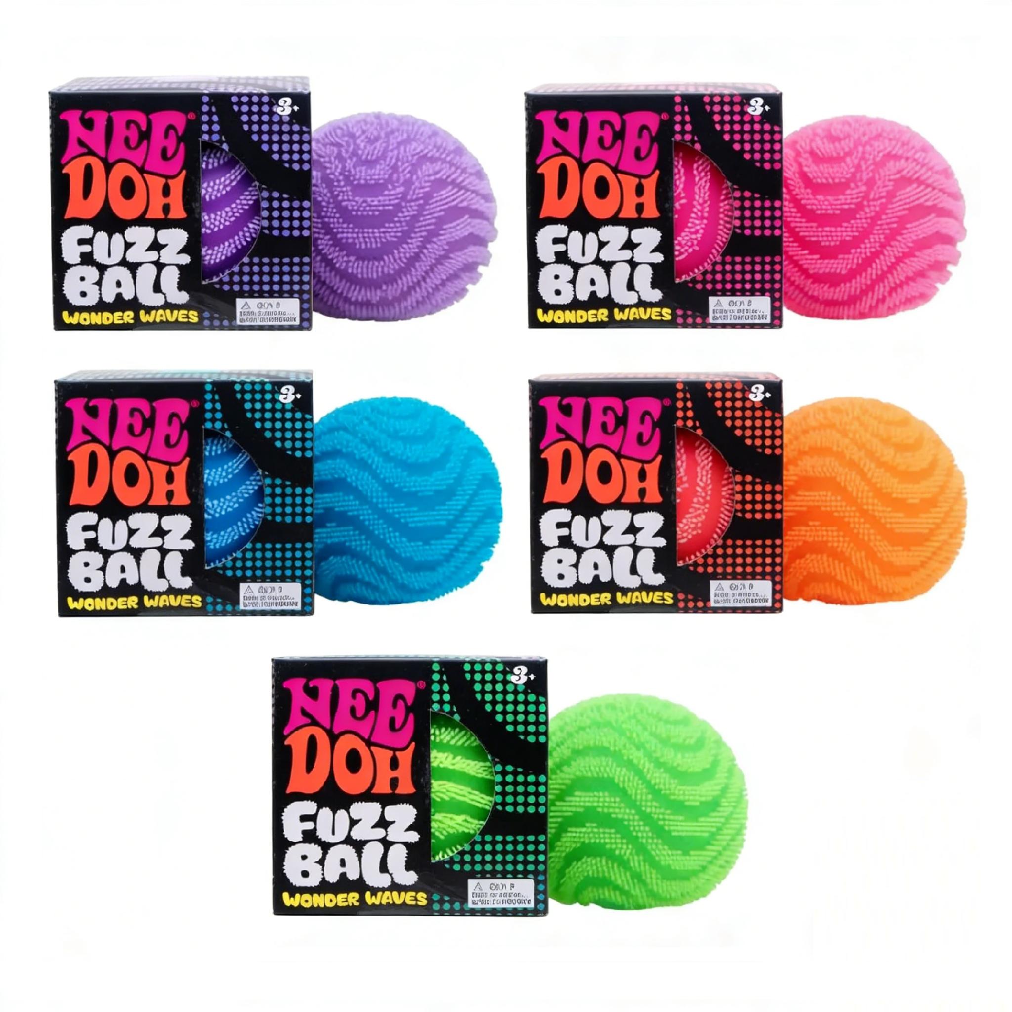 Fuzz Ball Wonder Waves – Super Soft Sensory Squeeze Toy Featuring Wavy Patterns & Cozy Velvet Texture for Relaxation,Perfect Party gifts for friends and family