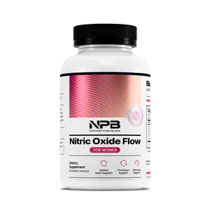 Women’s Nitric Oxide Flow – Blood Pressure & Circulation Support, Women’s Health Supplement, Dietary Capsules, Energy & Vitality, Blood Flow Support, Nitric Oxide Booster, Amino Acid Complex, Stamina & Recovery Support, Cardiovascular Wellness