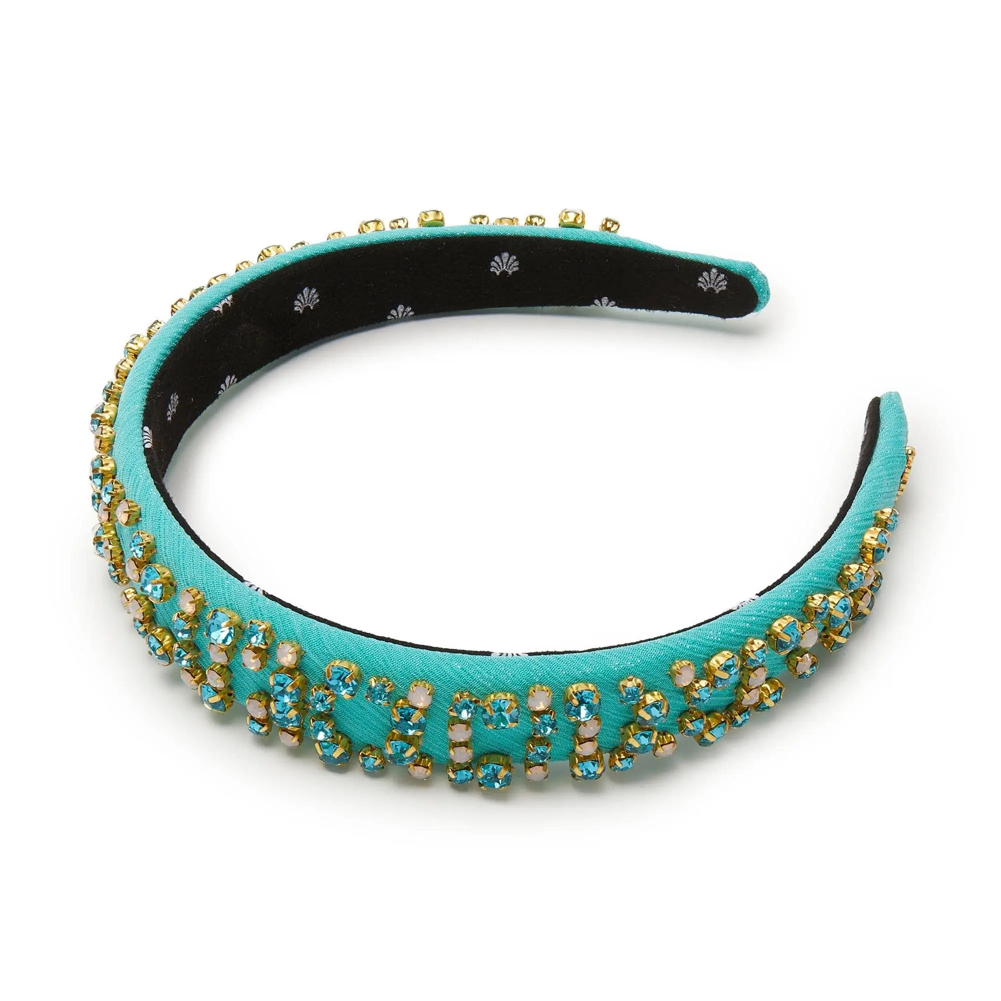 JADE TURQUOISE CHARLOTTE CRYSTAL SPRINKLE HEADBAND