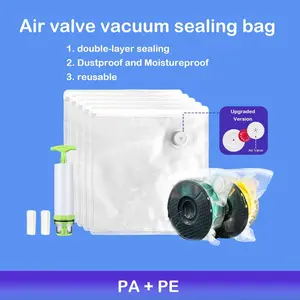 Vacuum Sealed Bags with 10 Large Size Vacuum Bags + Desiccant + Humidity Display Paper, Thick Material, Durable, Non-Leakage, for Printing Supplies