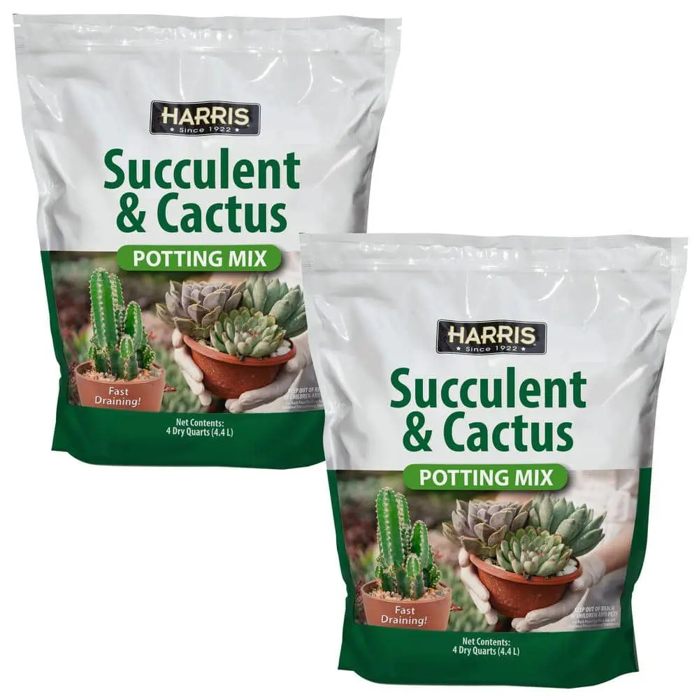 Harris 4qt. Succulent and Cactus Potting Soil Mix (2/4-Pack)