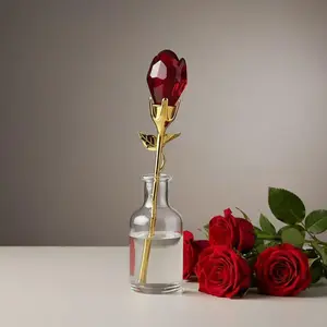 Women's Romantic Rosebud EDP Perfume, 50ML Red Floral Scent with Gold Accent, Daily & Date Night Fragrance for Women, Perfumes For Women