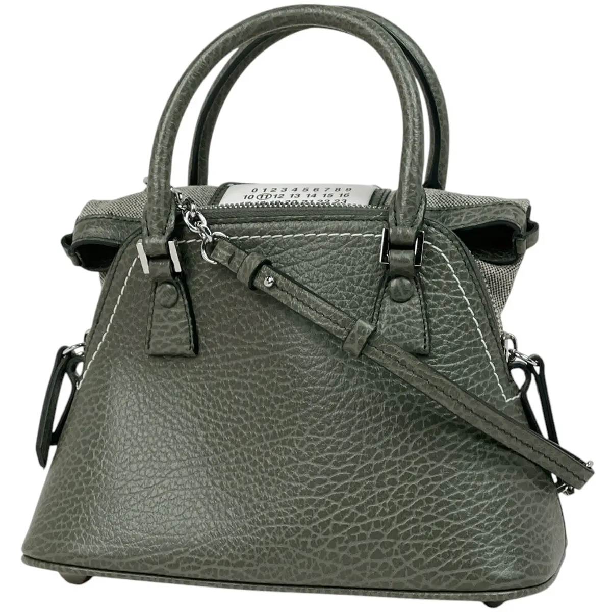 Pre-owned Leather Shoulder Bags Maison Margiela 5AC Micro Bag (JP)