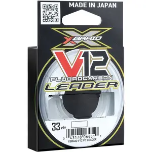 Daiwa X-Braid V12 Fluorocarbon Leader - 33 Yard Spools