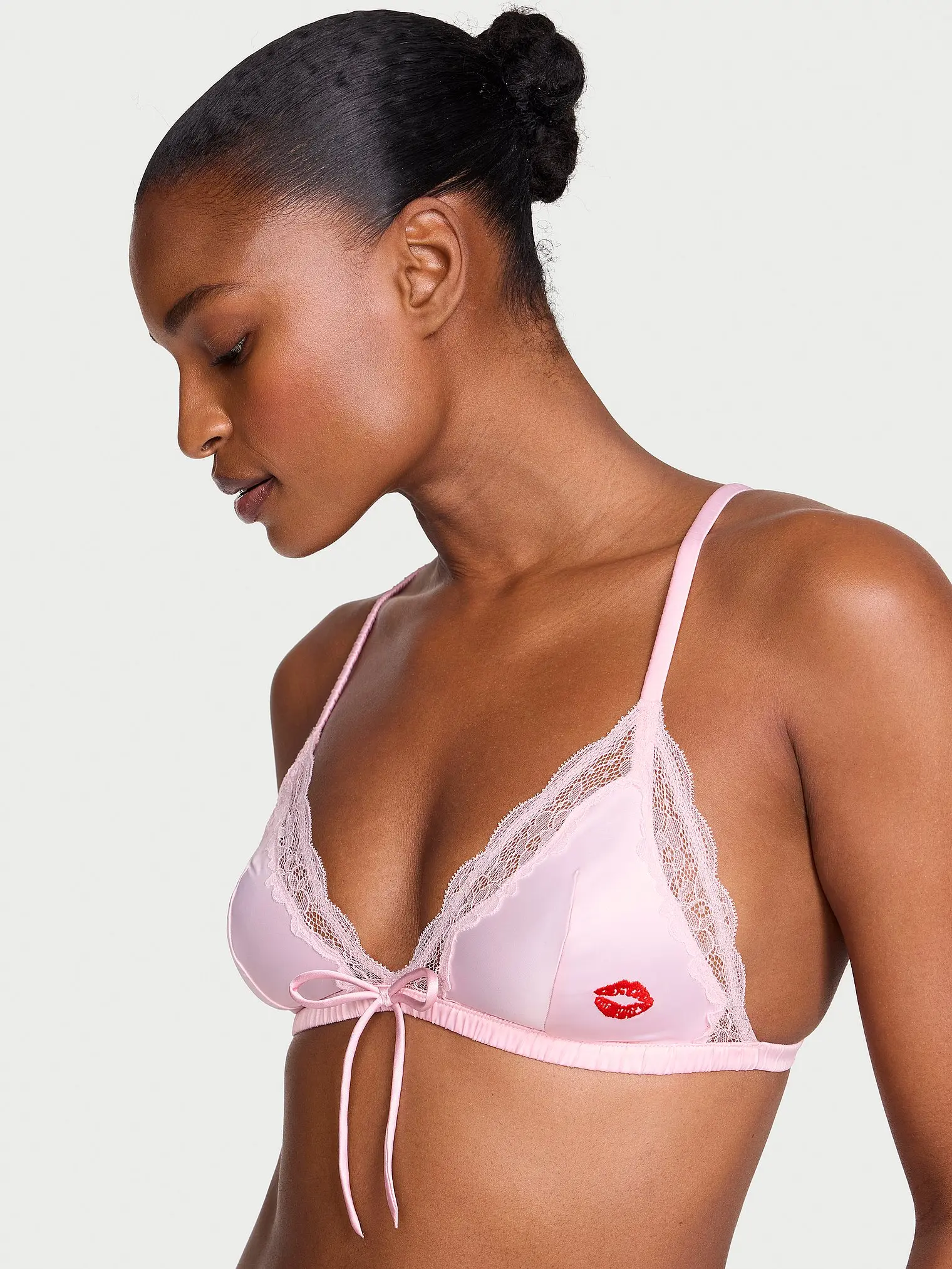 Victoria's Secret Tease Satin Kiss Triangle Bralette