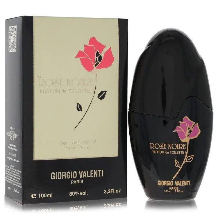 Women's Giorgio Valenti Rose Noire EDP Spray - 3.3oz/100ml (3-3.9 fl oz), Deeply Floral, Dark Romantic, Elegant, Long-Lasting Fragrance for Beauty & Personal Care (Single Bottle), 3 To 3.9 Fl Oz, Great Scent